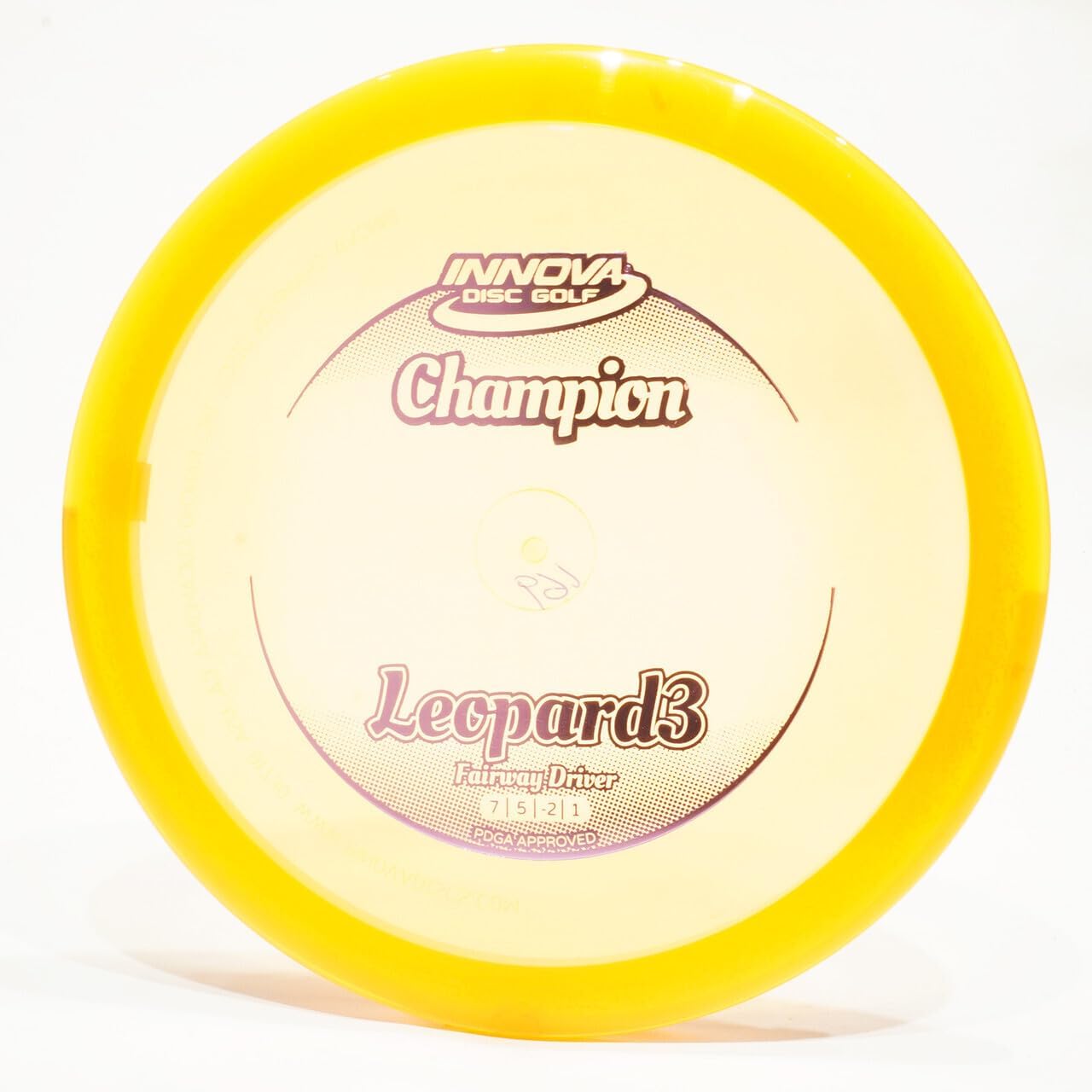 Innova Leopard3 (Champion) Fairway Driver Golf Disc, Pick Weight/Color [Stamp & Exact Color May Vary] Yellow 160-166 Grams