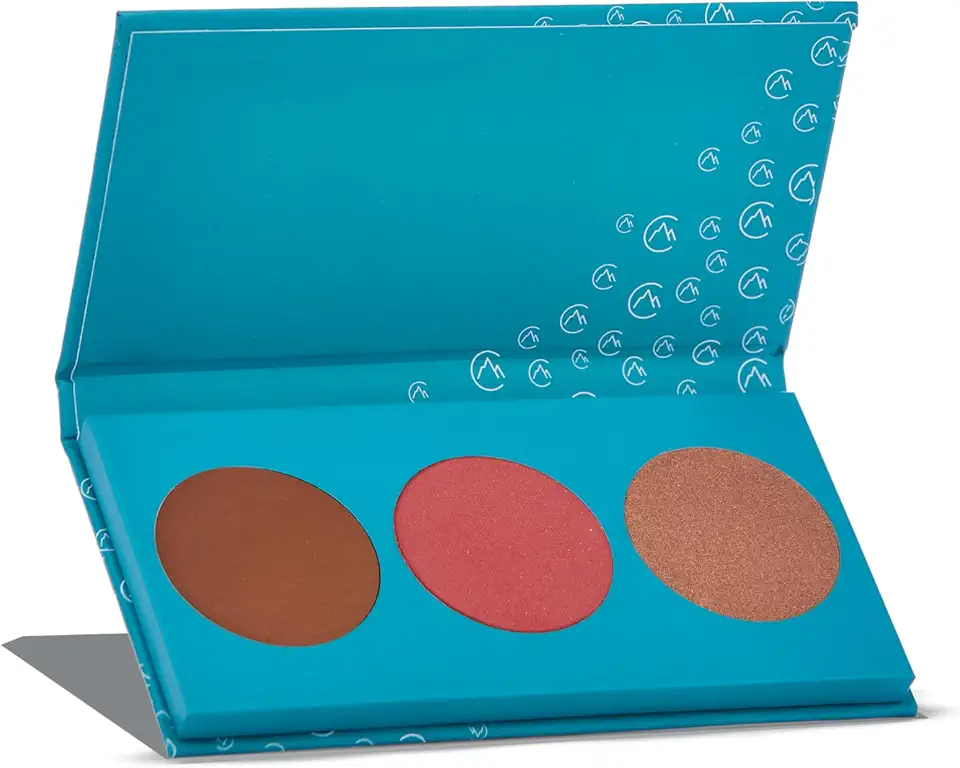 Paleta Blush Iluminador e Contorno Catharine Hill Trio Sculpt Chill Multifuncional (1022/K3 - Cor 03, 9g)
