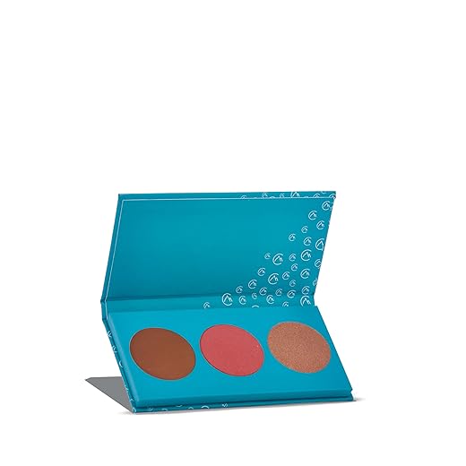 Paleta Blush Iluminador e Contorno Catharine Hill Trio Sculpt Chill Multifuncional (1022/K3 - Cor 03, 9g)