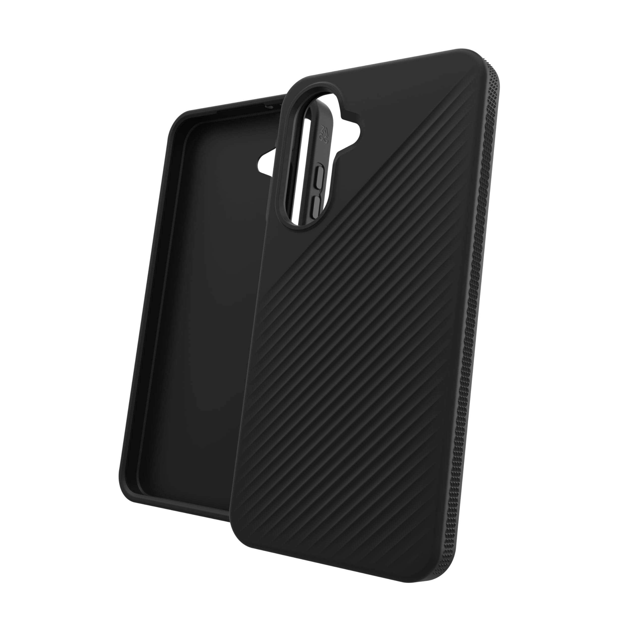 ZAGG Luxe Samsung Galaxy A36 5G Case - 10ft Drop Protection, Eco-Friendly, Wireless Charging Compatible, Slim Lightweight Design, Ripple Pattern for