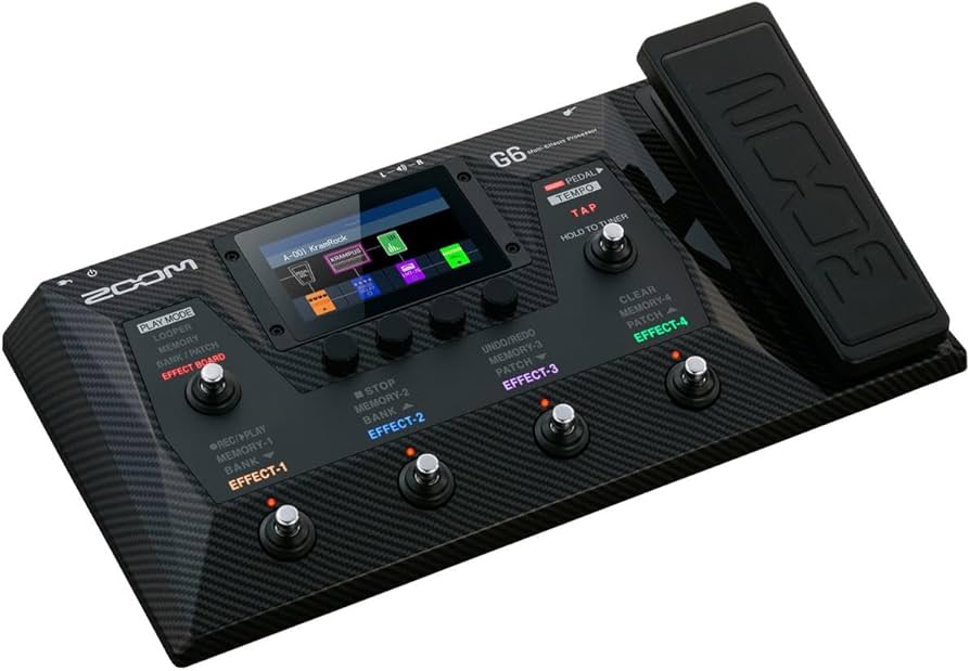 ZOOM G6 マルチエフェクター Amazon.com: Zoom G6 Multi-Effects Processor with FP02M Expression