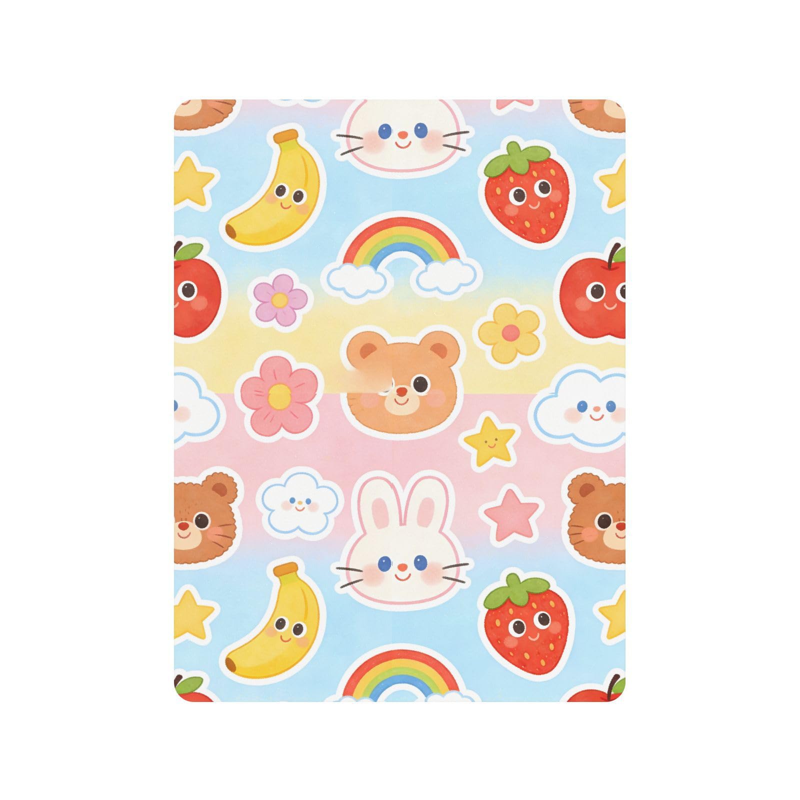 Sábanas de cuna de algodón de dibujos animados para bebés, niños y niñas, sábana de muselina suave para decoración de guardería, 1 paquete para corral de