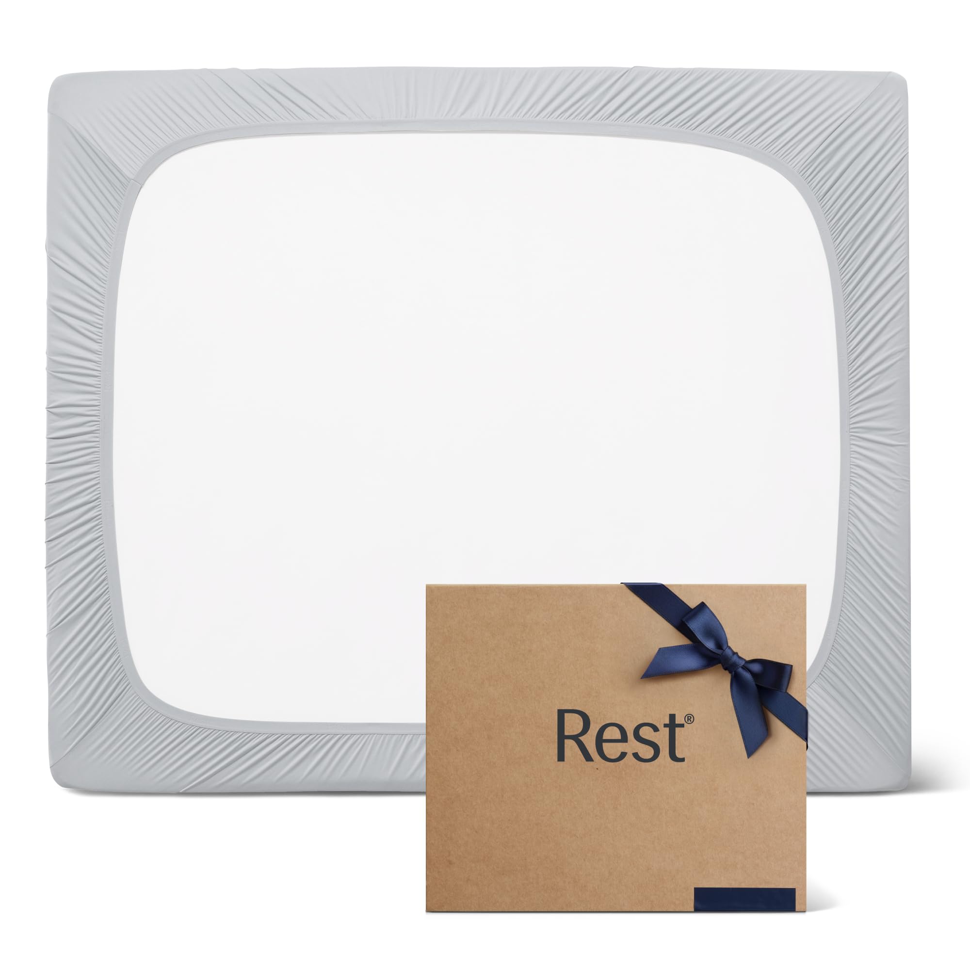 Evercool®+ Fitted Sheet, Queen Size, Light Gray, 15" Deep (up to 18’’), Breathable Bedding for Hot Sleeper and Night Sweats, Bed Sheet with Ionic+ Self-Cleaning Silver Yarn for Sensitive Skin