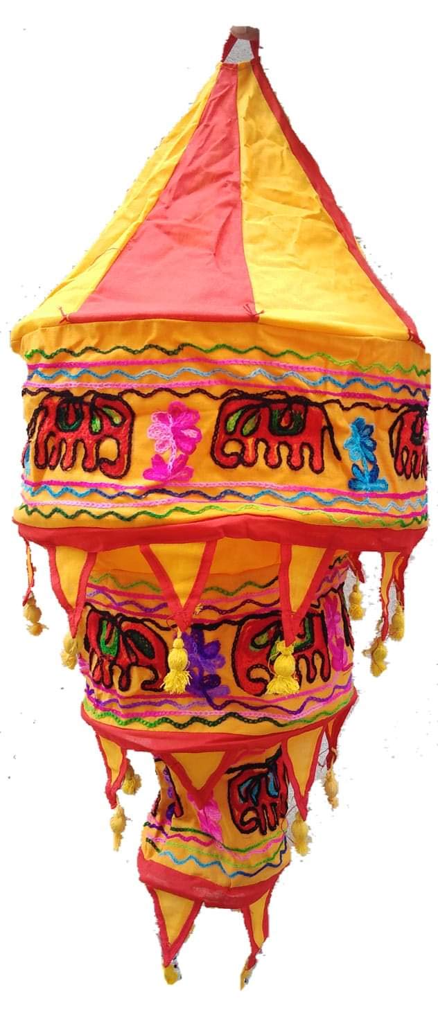 Ayushka Crafts Jaipuri Cotton Lantern for Decoration