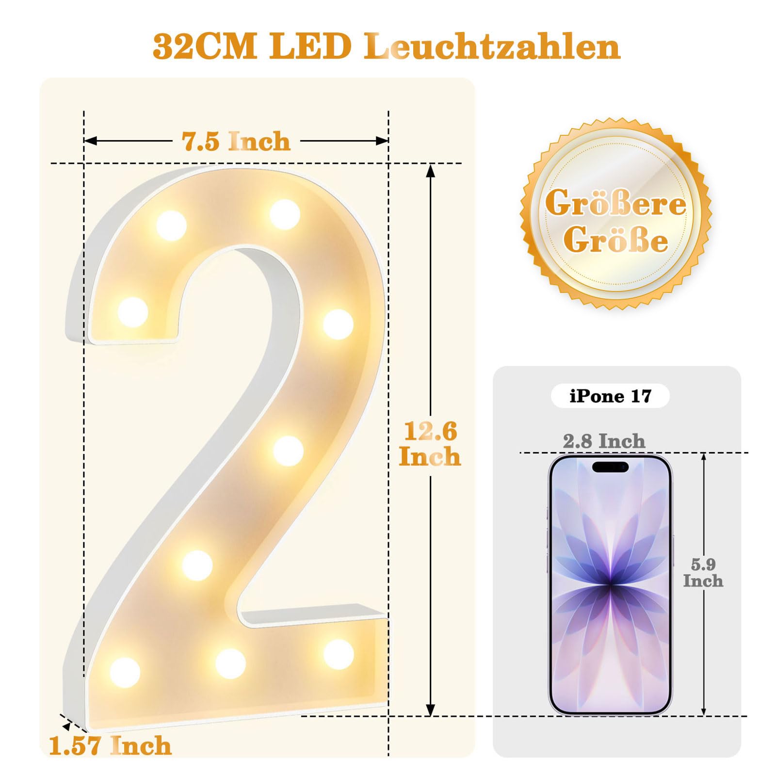 Chiffres LED - Chiffres lumineux 20