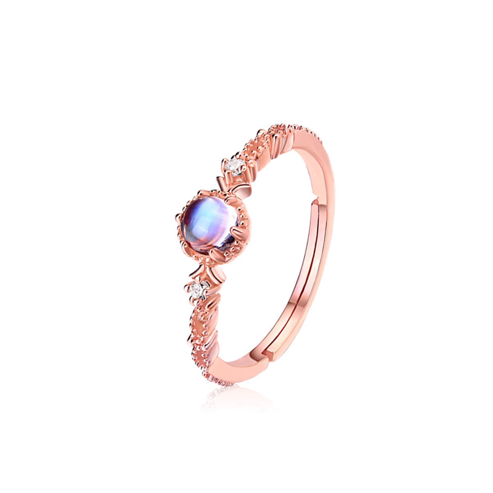 Bague réglable KnSam en argent pour sublimer vos tenues de soirée