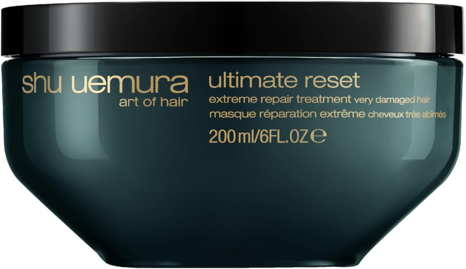 Shu Uemura, Extreme Repair Hair Mask Ultimate Reset, Very Damaged Hair, Enriched with Rice Extract, Repairs & Strengthens, 200 ml