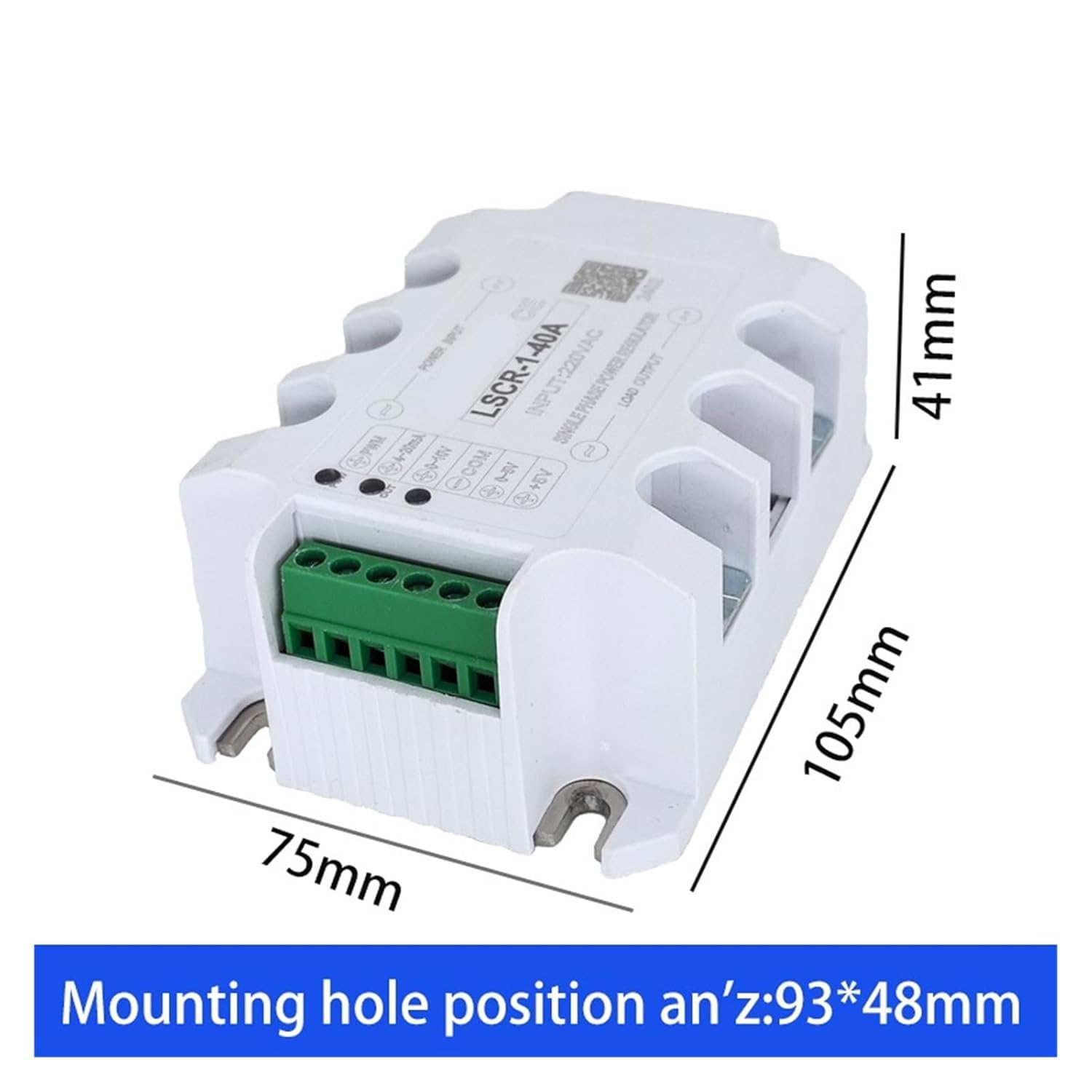 SCR-3-100A Three Phase Isolated 380V AC Voltage Regulating Module Thyristor Regulator