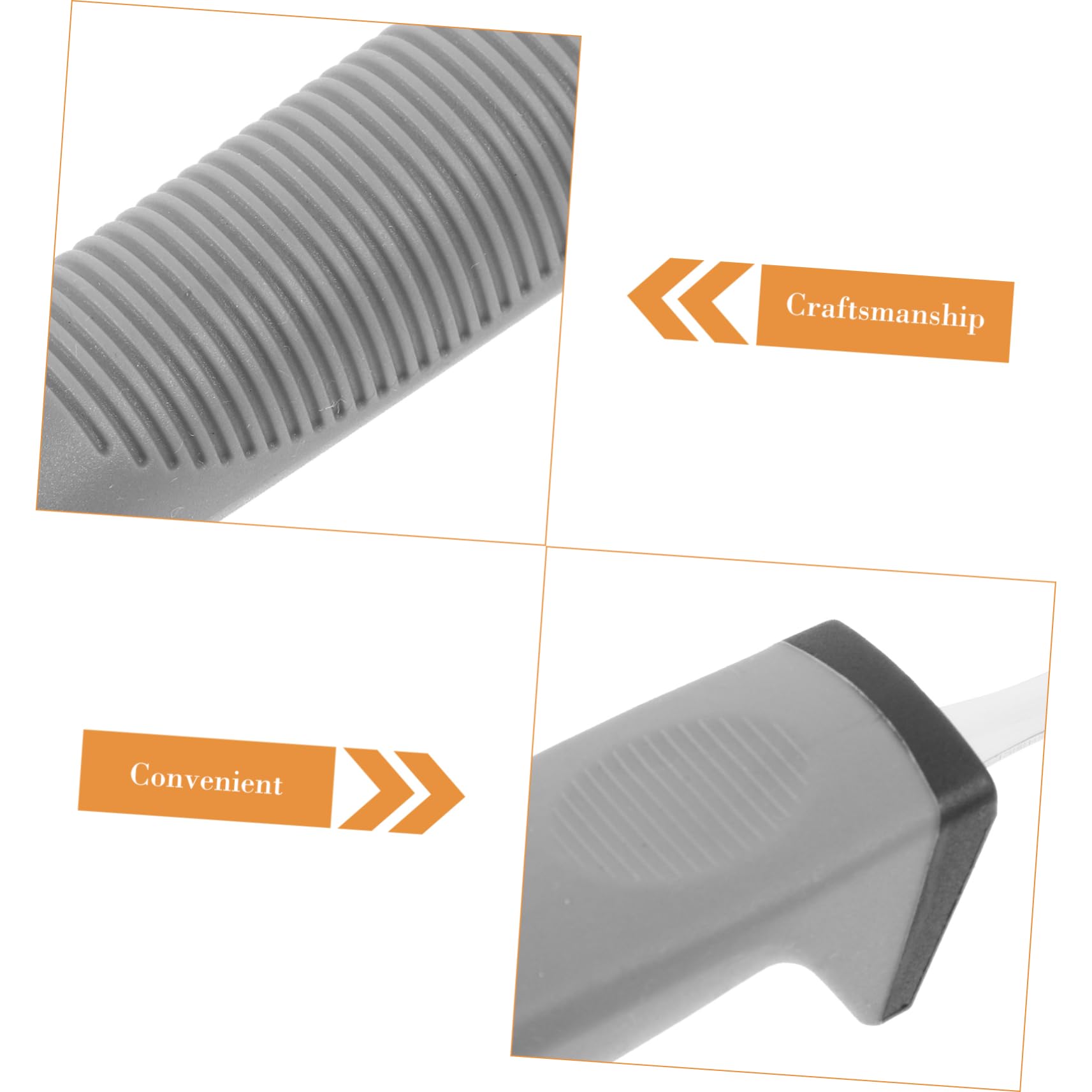 Juego De Utensilios Adaptativos Antitemblores 4 Piezas Mango Gris De Pp, Tpr y Acero Inoxidable Para Personas Mayores, Portátiles, Ergonomía Para Rehabilitación y Alimentación Asistida