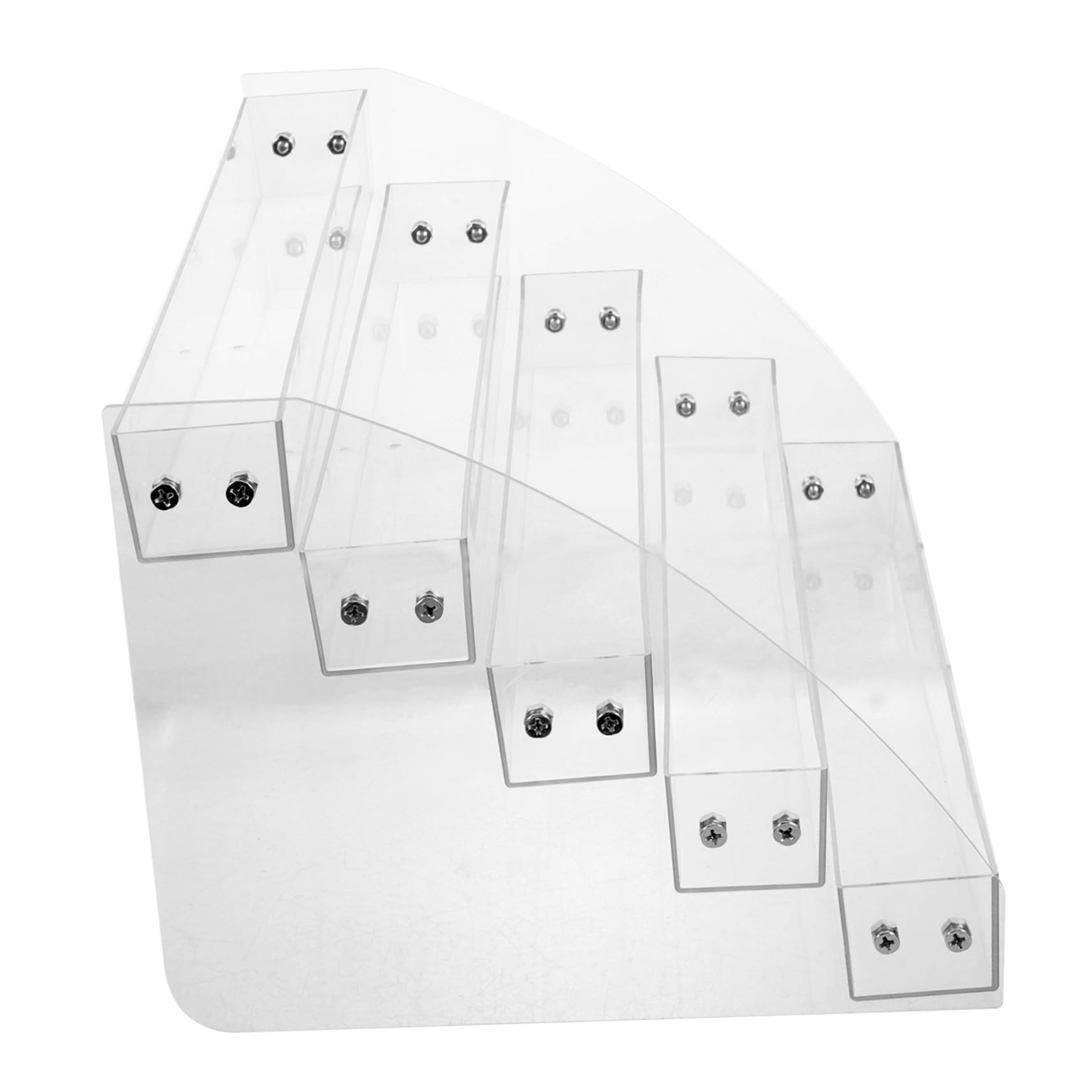 Festa Estiva Espositore Occhiali da Sole a 5 Livelli in Plastico | Organizzatore Occhiali da Sole, Supporto per Esposizione su Banco, Design a Strati per Ordine Visivo