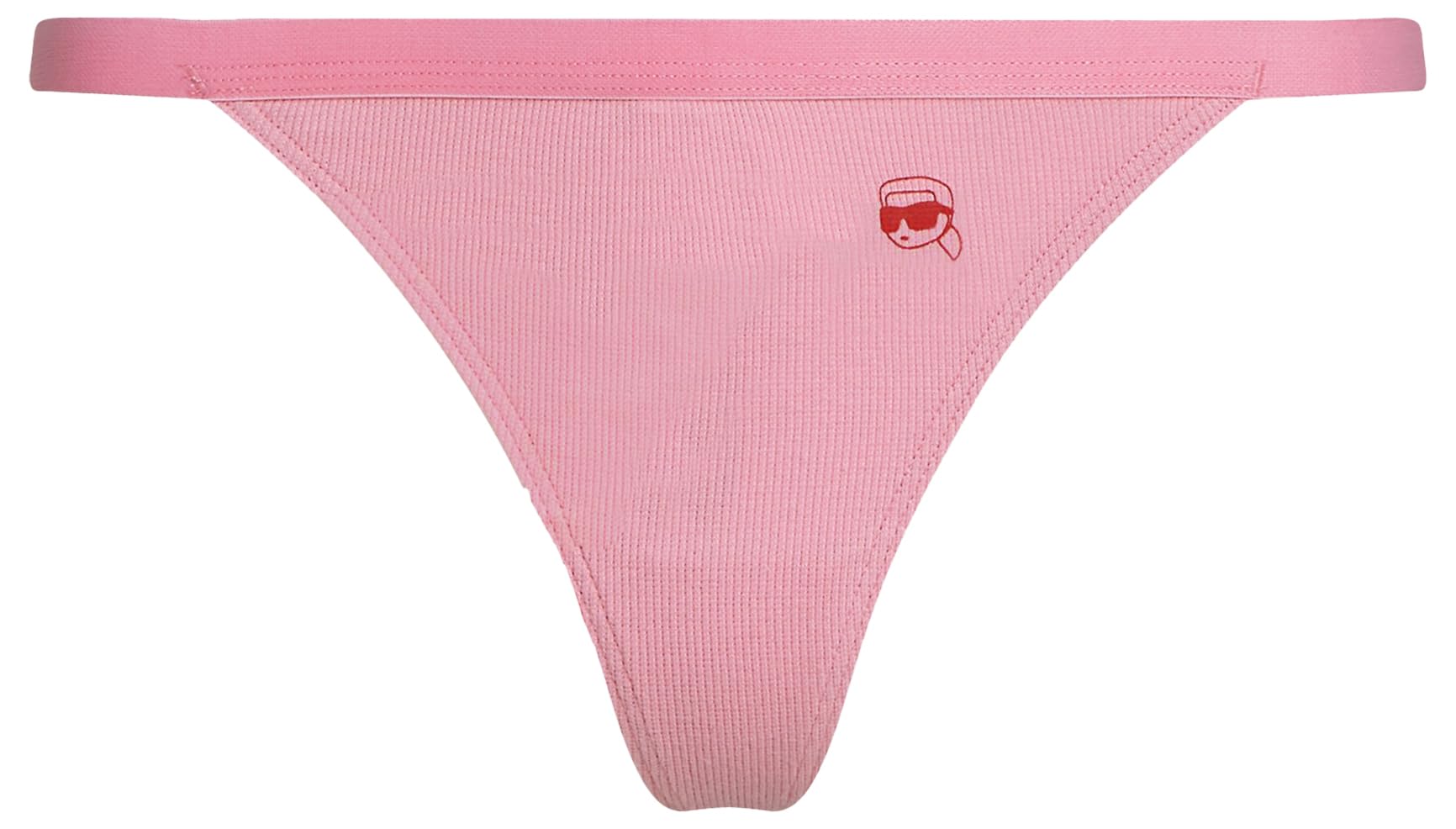 Karl Lagerfeld International B.V Damen Ikon Rib Thong Thong Panties