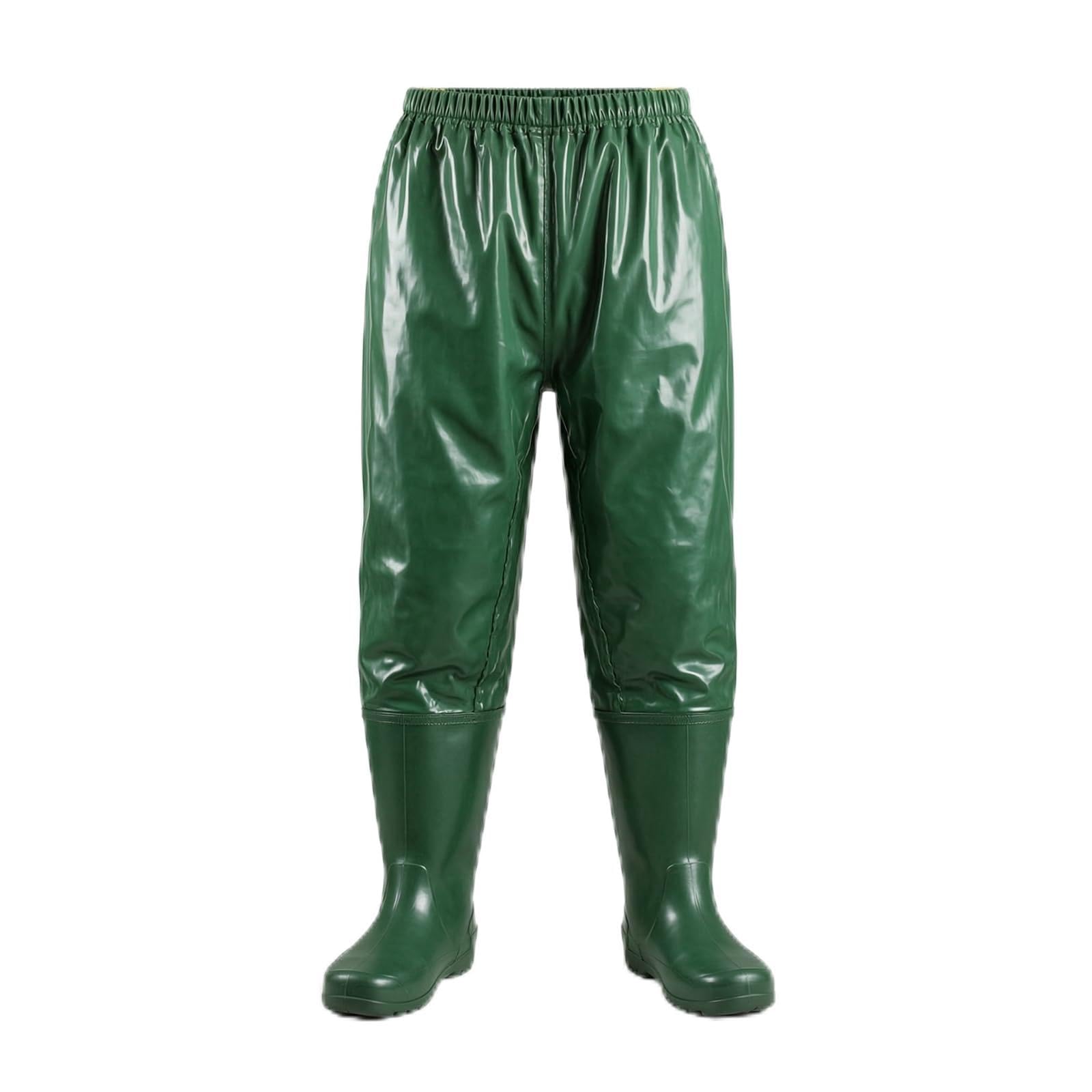 Harilla Wader da Pesca per Adulti Pantaloni da Wading Stivali Integrati Tuta Impermeabile Cuciture Sigillate Fit Comodo Materiale Plastico Adatti a Pesca in