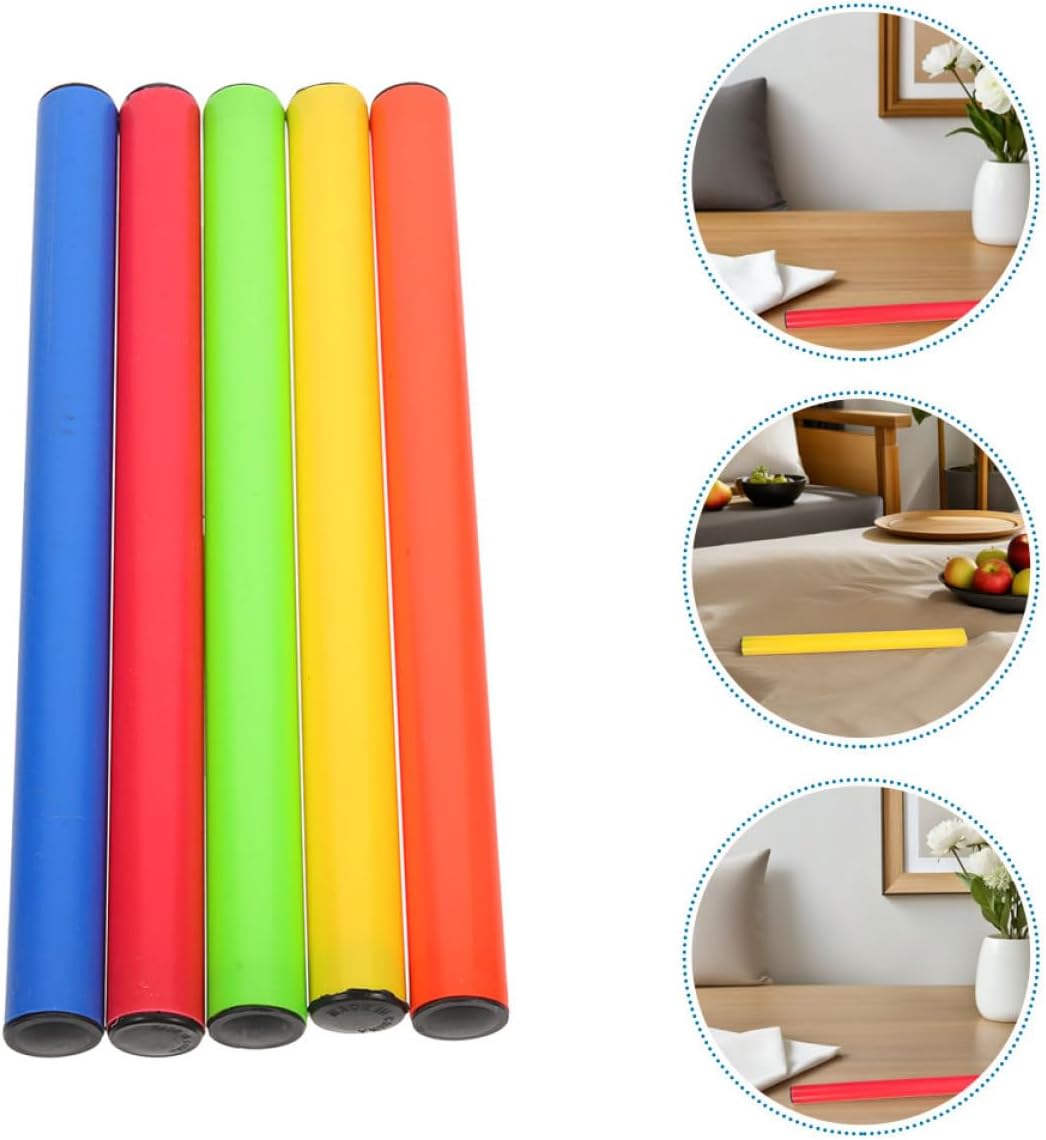 10pcs Lightweight Relay for School Track Races, Anti-Skid Plastic Transfer Sticks for Relay Running and Outdoor Sports Competitions
