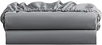 FreshCulture Twin Fitted Sheets 2-Pack - Hotel Quality Brushed Microfiber, Ultra Soft Breathable Deep Pocket Cooling Sheets (Dark Grey)