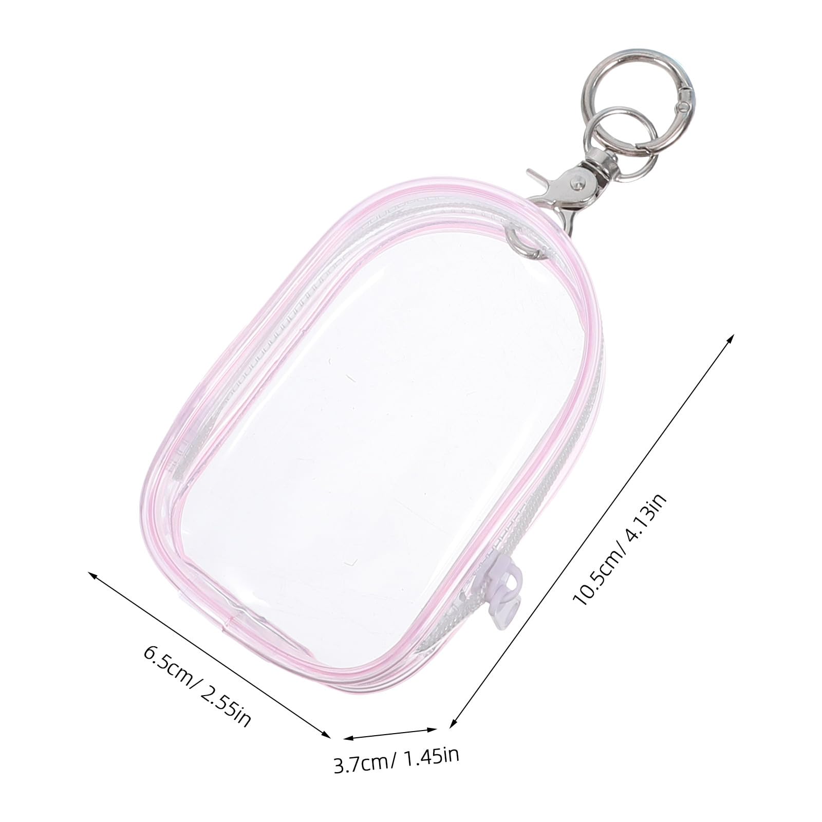 Bolsa de Exhibición Transparente de Plástico para Figuras y Muñecos con Cremallera, Forma Esférica y 6 Unidades para Almacenamiento y Transporte Cómodo