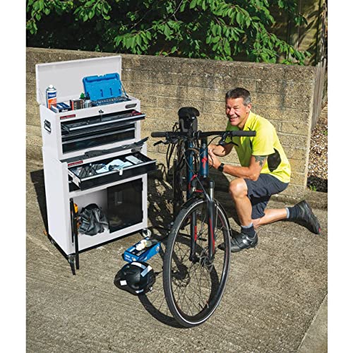 Draper 19576 24" Combined Roller Cabinet and Tool Chest (6 Drawer), White 4 Draper 19576 24" Combined Roller Cabinet and Tool Chest (6 Drawer), White - Image 4