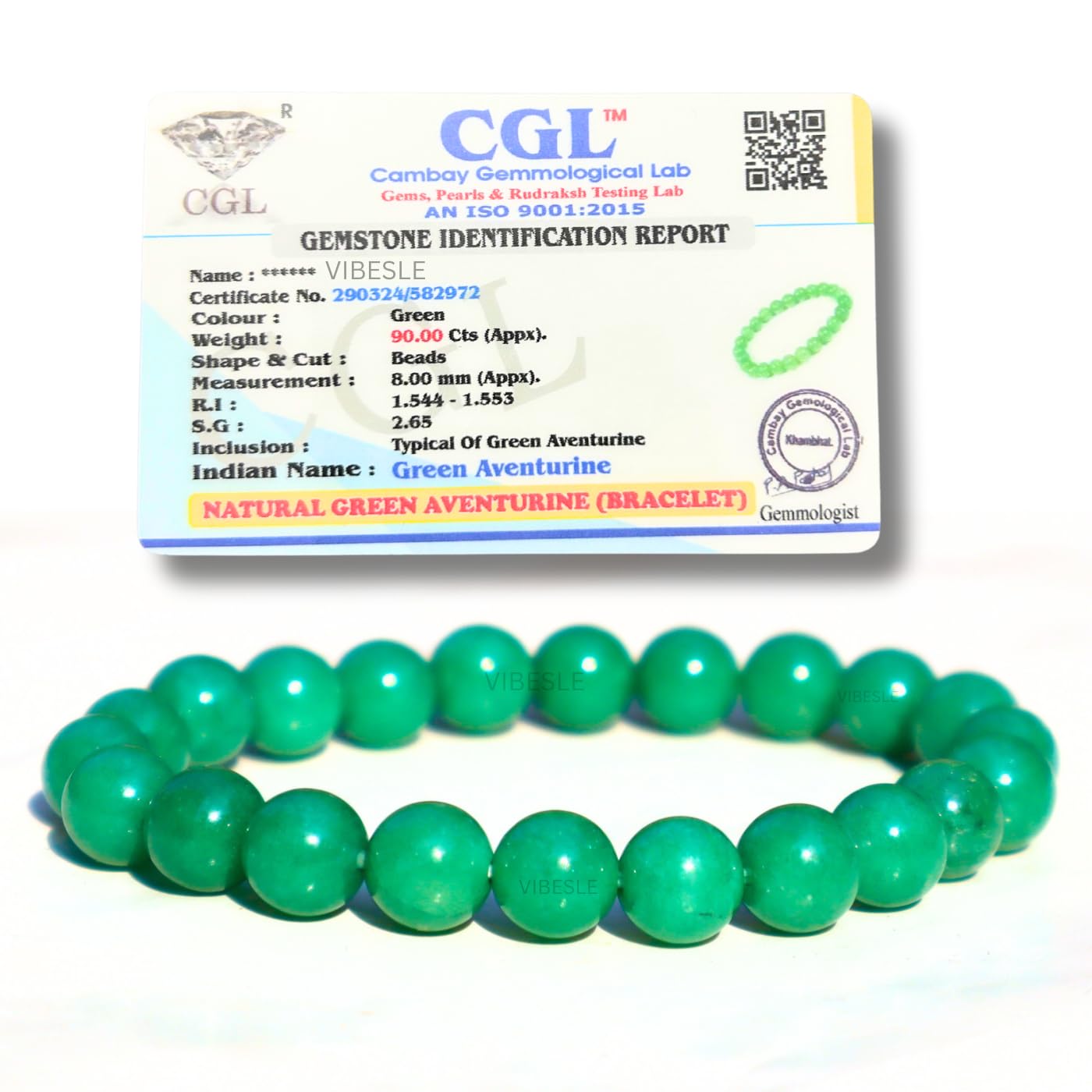 Certified Green Aventurine Bracelet for Yoga Meditation Feng Shui - Stylish Charm Crystal 8mm Beads for Better Opportunities, Increase Prosperity Bracelet, Charged By Reiki Grandmaster & Vastu Expert (B0D1BMKJ69) Amazon Price History, Amazon Price Tracker