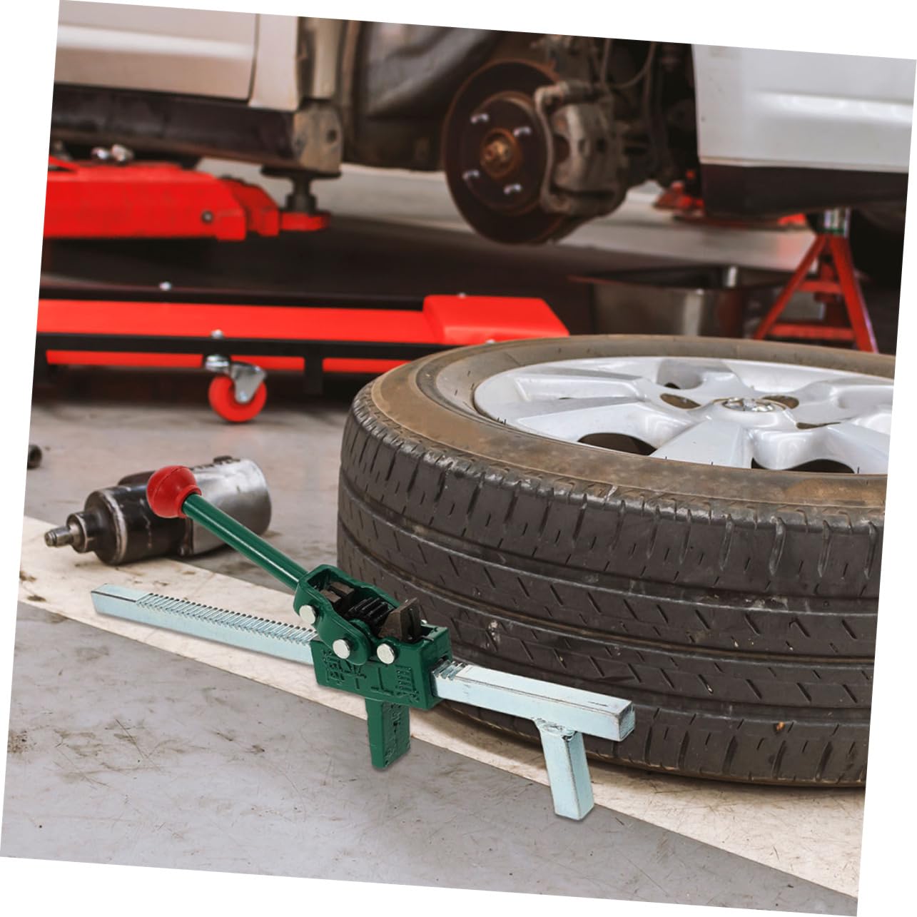 Pneu Outil en Réparation pour Entretien Voiture Moto de Pneus et Coulé Manuel D'expansion Acier Portable Pratique