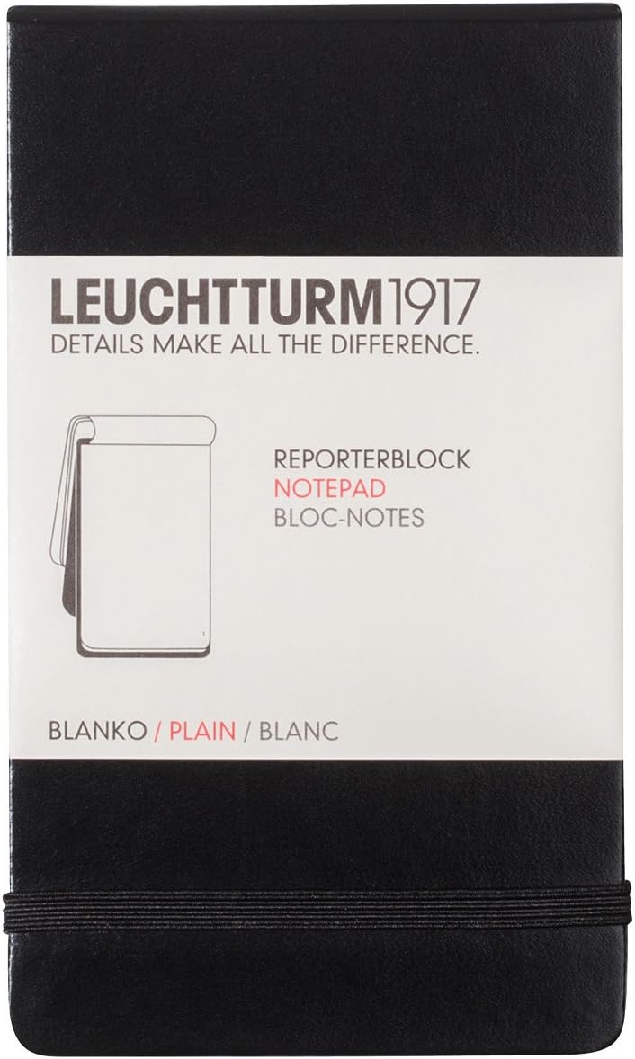 Notes reporterski Leuchtturm1917 gladki czarny 316831