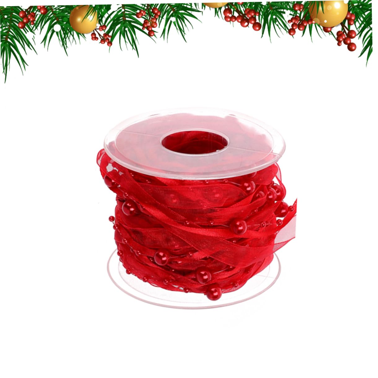 SHINEOFI 2rotoli Nastro Decorativo Raso Rosso Per Bouquet e Decorazioni Feste Di Nastro Riutilizzabile Per Matrimonio e Progetti Fai Te Design Elegante e Versatile Per Atmosfere Romantiche