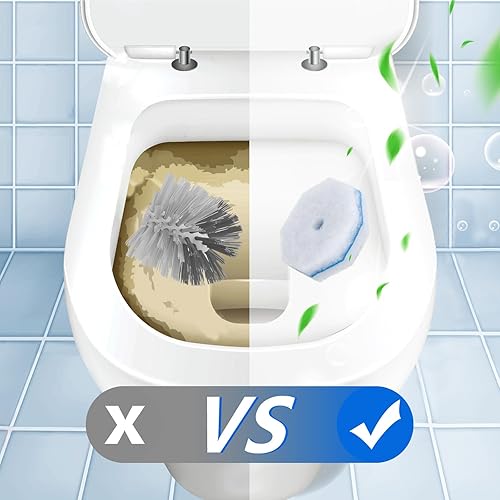 Miniatura 5 de 2 recambios de varita de inodoro con fórmula de mejora de potencia de limpieza para Clorox, 150 recambios desechables para inodoro, no se