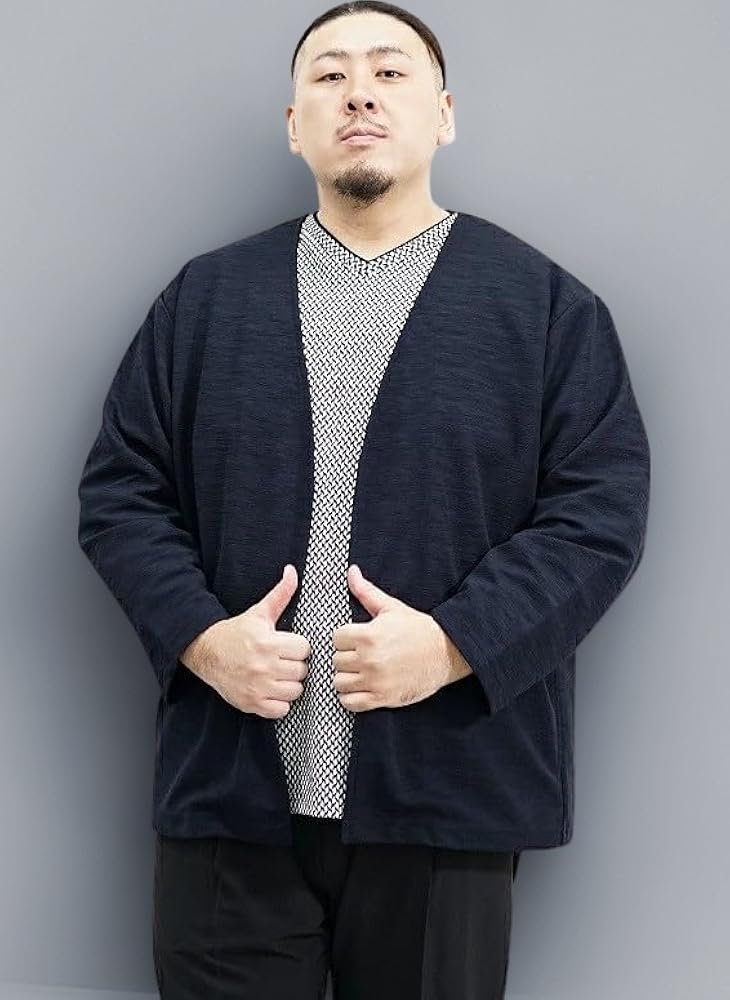 Amazon.co.jp: [サムディフ] ノーカラージャケット 【大きい