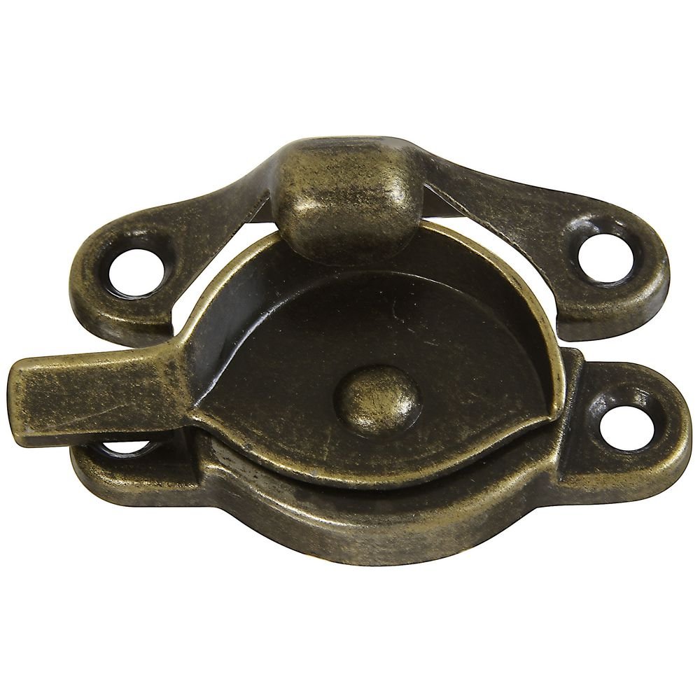 National Hardware N148-809 V600 Sash Lock in Antique Brass