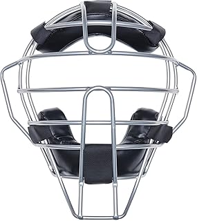 Unix BX8381 Baseball Referee Supplies, Ball Referee Equipment, Hard and Soft Mask, Silver