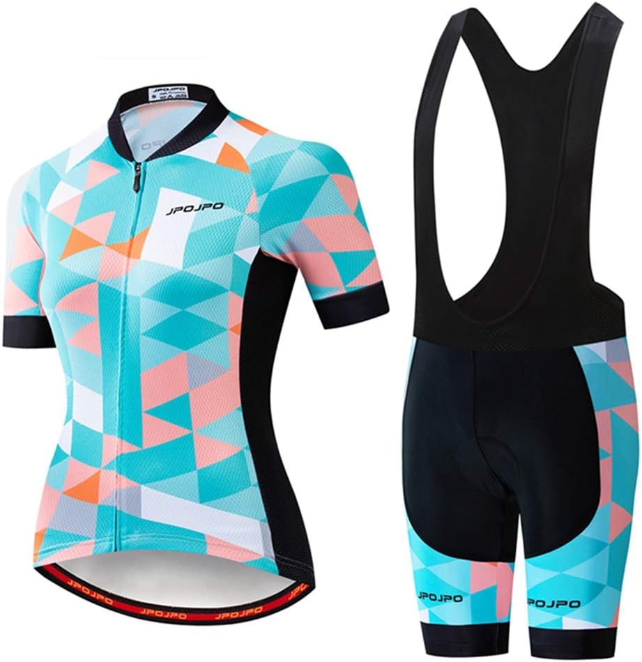 Zomerse dames MTB fietskleding Mountain Bike Jersey fietsshorts sets, Zwart violet., XXL