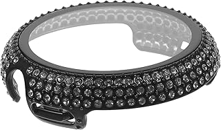 MUSISALY Estojo Protetor De Tela Para Relógio Com Strass Estojo Para Relógio Substituível Smartwatches Capa Para Relógio Com Strass Decorativo Estojo Para Relógio Removível Estojo Para