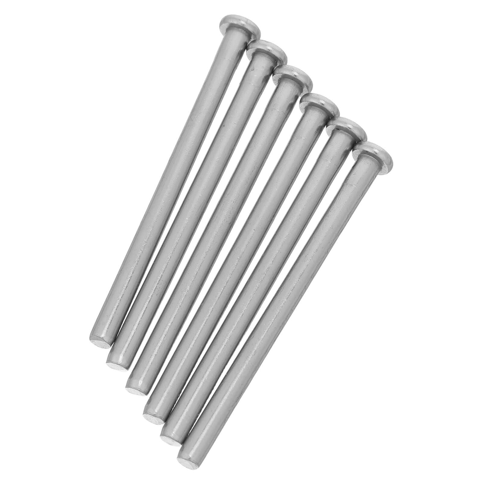 Pasador de bisagra para puerta que elimina ruidos, acero inoxidable de 101 mm, 6 unidades