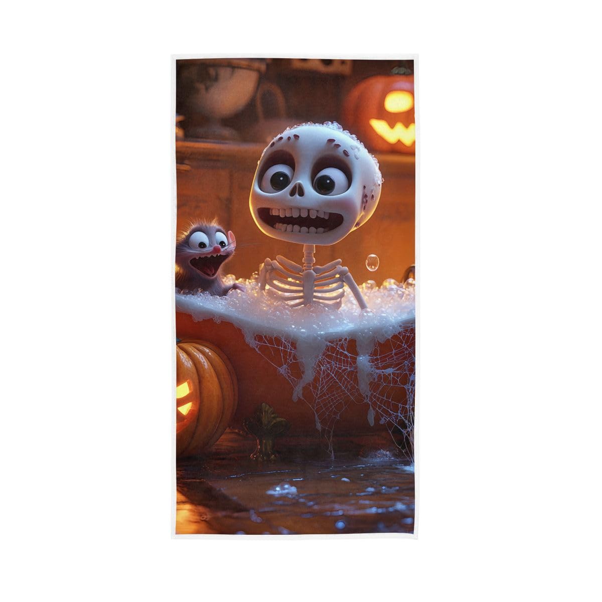 LSRCPD Cartoon Halloween Characters Hand Towels for Bathroom Clearance, Hand Towel for Bathroom, Travel, Camp, Hotel, Spa 15 x 30 Inches