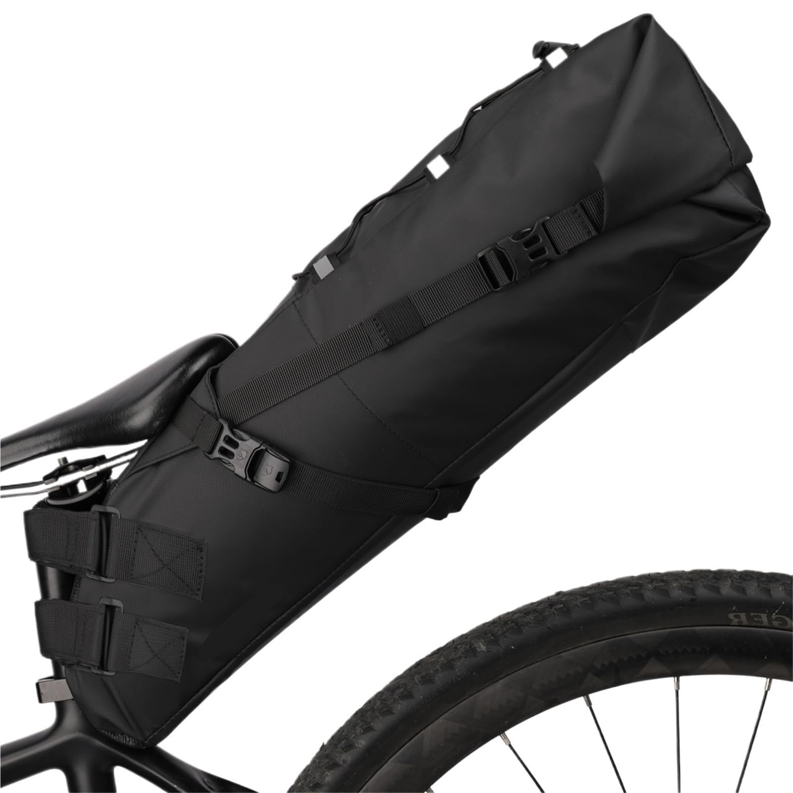Genérico Bolsa For Sillín De Bicicleta, Bolsa Plegable De Gran Capacidad For Almacenamiento Trasero De Ciclismo For Ciclismo De Carretera MTB