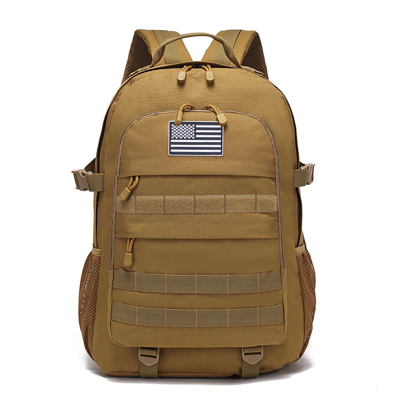 WOWCOIN Camo Backpack for Boys,Kids Army Backpack Boys with USA Flag Patch,35L Waterproof Tactical School Backpack for Travel Outdoor