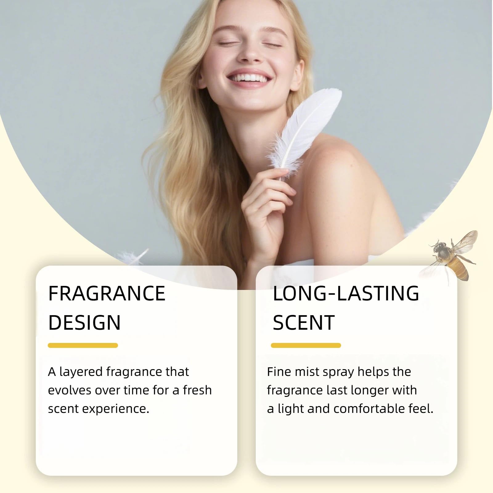 Vanilla Beach Hair & Body Mist Fragrance Spray, Long-Lasting Fresh Scent, Fine Mist, Lightweight Formula, 8.12 fl oz (2pcs) — view 2