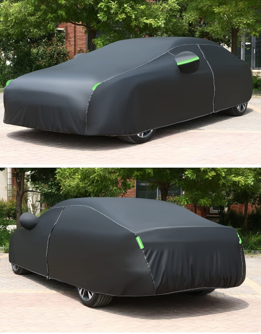 Fundas para Coche para Mercedes-Benz A Class Hatchback (W176) 2013-2019, Funda Coche Exterior Impermeable a Prueba de Polvo Resistente a arañazos Forro de Algodón Funda Coche
