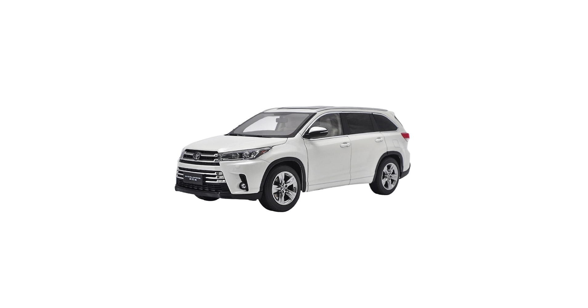 トヨタ HIGHLANDER 1/18ミニカー Scale Finished Model Car 1/18 for Toyota Highlander SUV
