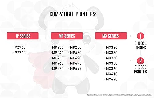 Miniatura 2 de YoYoink Tinta remanufacturada para Canon PG 210XL 210 XL CL 211XL 211 XL para uso en Canon Pixma iP2702 MP280 MX410 MP490 MX330 MP495 MP250 MP240