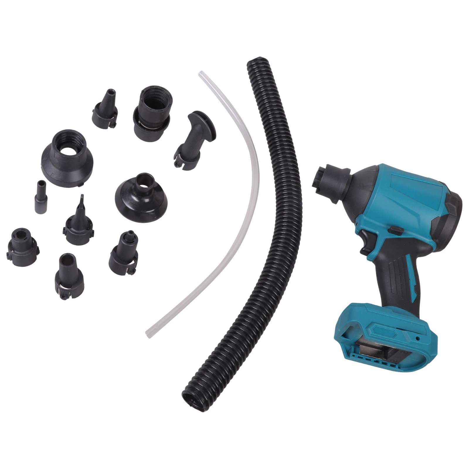 Soplador de polvo inalámbrico portátil, herramienta de aire eléctrica de mano, 450W, 21000RPM, con múltiples accesorios, herramienta eléctrica de mano