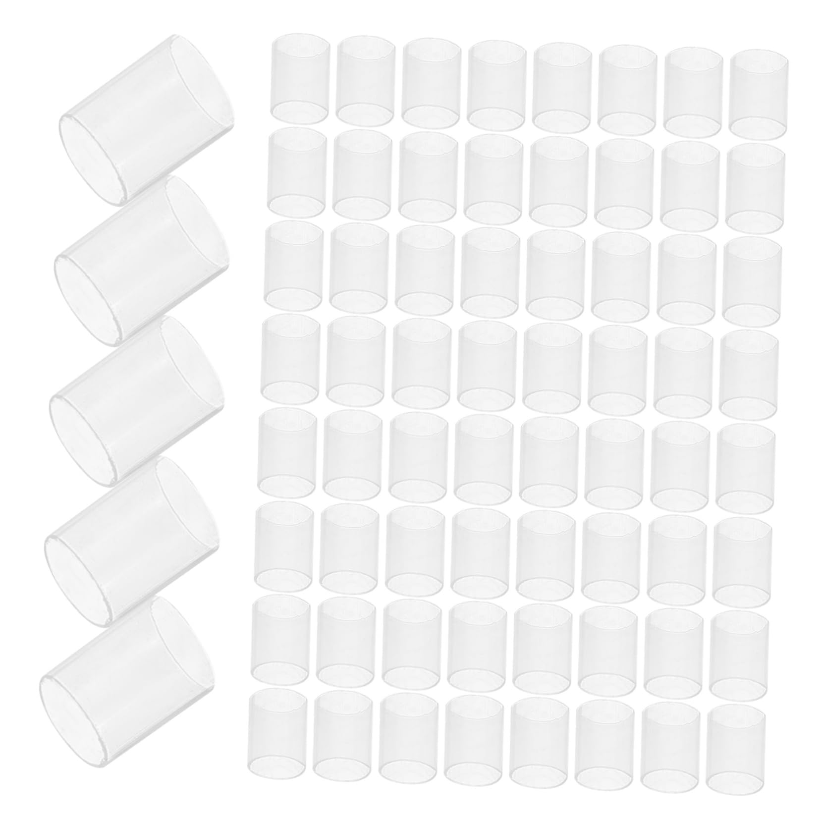 MUCKLILY 1 Pipe Pillow Filling Inserts Transparent Elastic Stuffing for Comfortable Sleep Breathable Design for Healthy Pillows