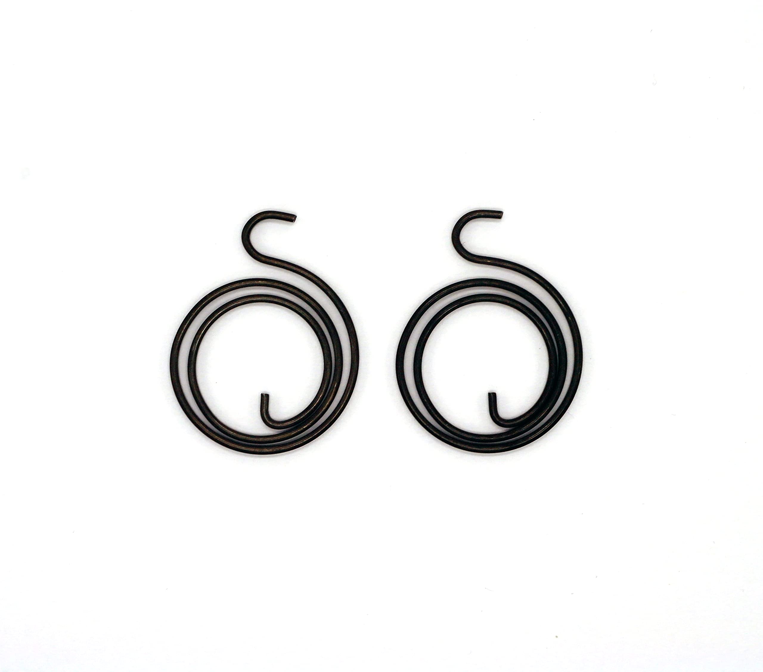 Fixitflo Black Door Handle Springs Replacements For Repairs 2.5 Turns X 2Mm Pack Of 4 (Springs 2.5 Turns X 2Mm Thick)