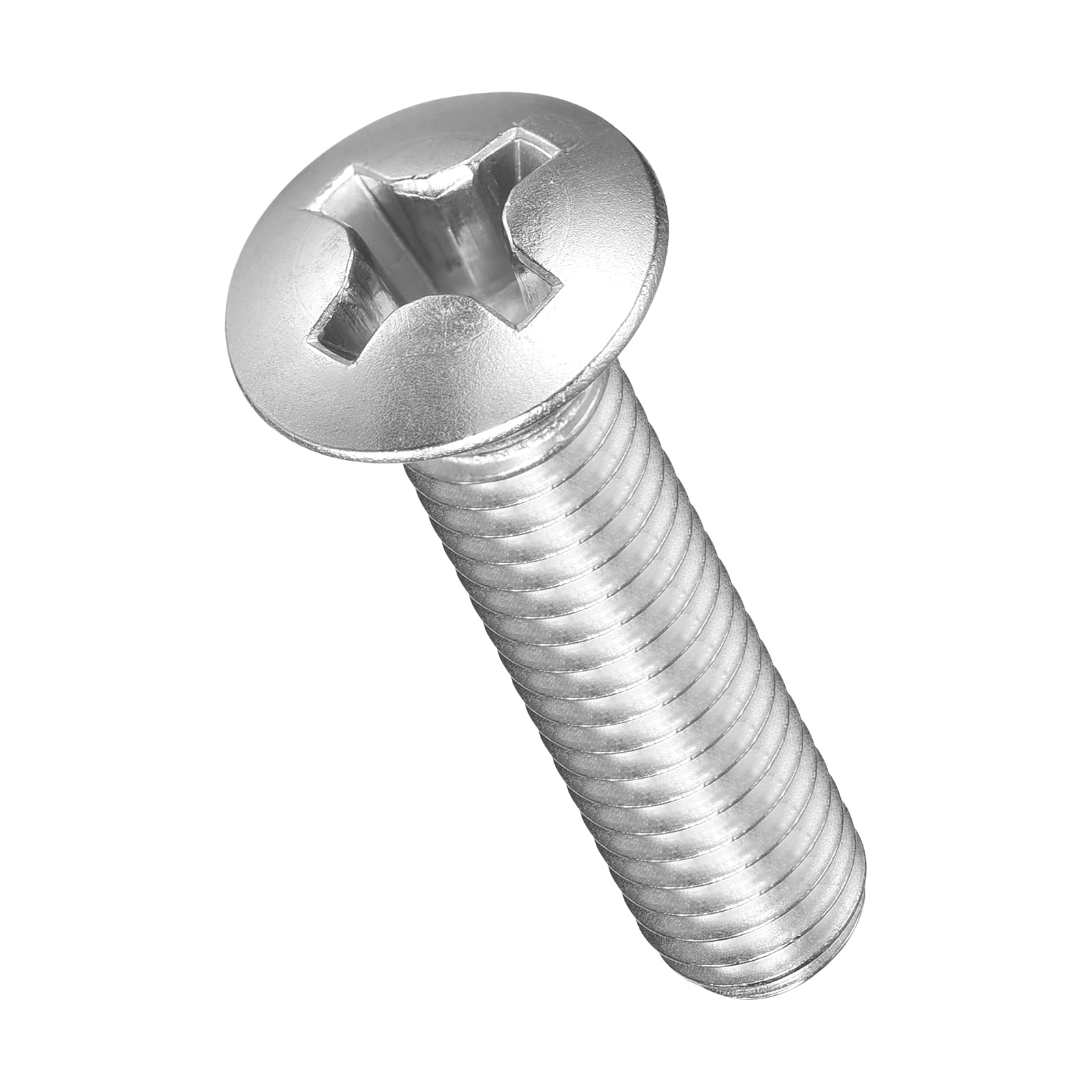 METALLIXITY Phillips Cross Recessed Countersunk Head Screws Bolts (M6-1x25) 50Pcs