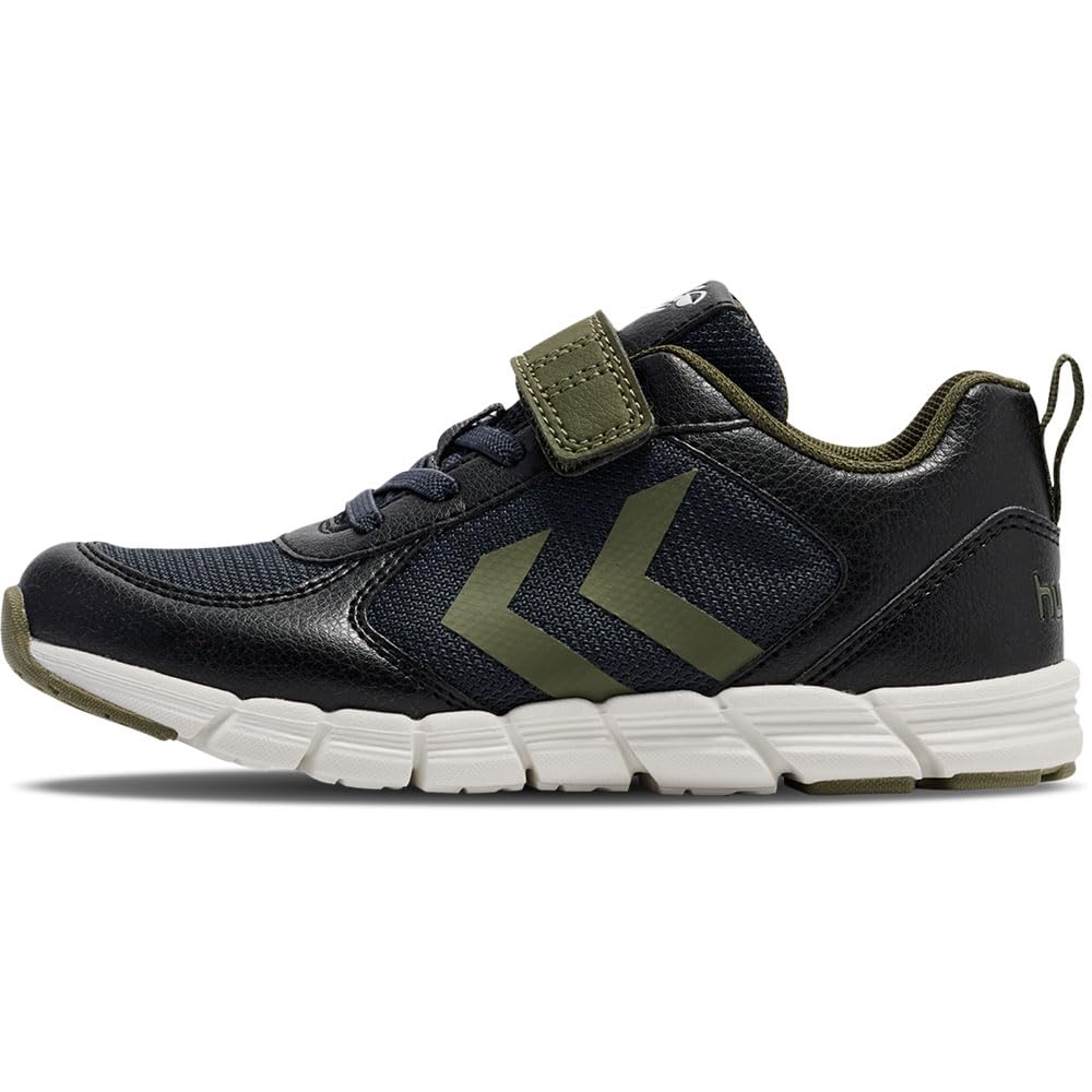 hummel Speed 2.0 JR Trainers, Black/Grey, 30 EU, Black Grey, 11.5 UK Child