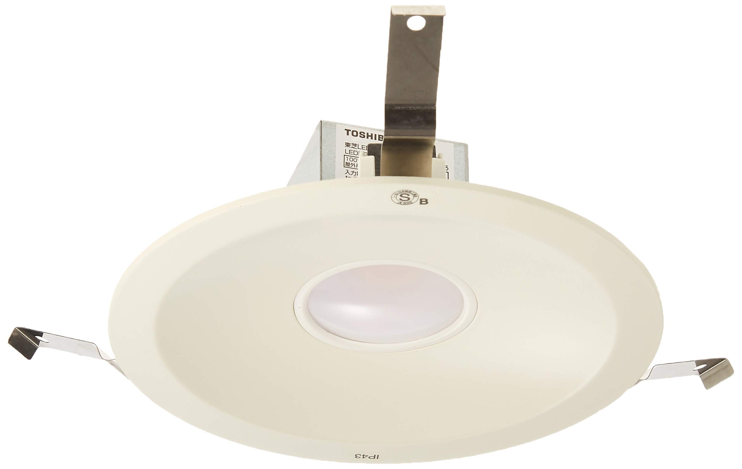 【TOSHIBA】LED照明器具(高気密S形)ダウンライト埋込穴Φ100【9個】 Amazon | 東芝 LED照明器具 LED浴室灯/軒下用 LEDダウンライト