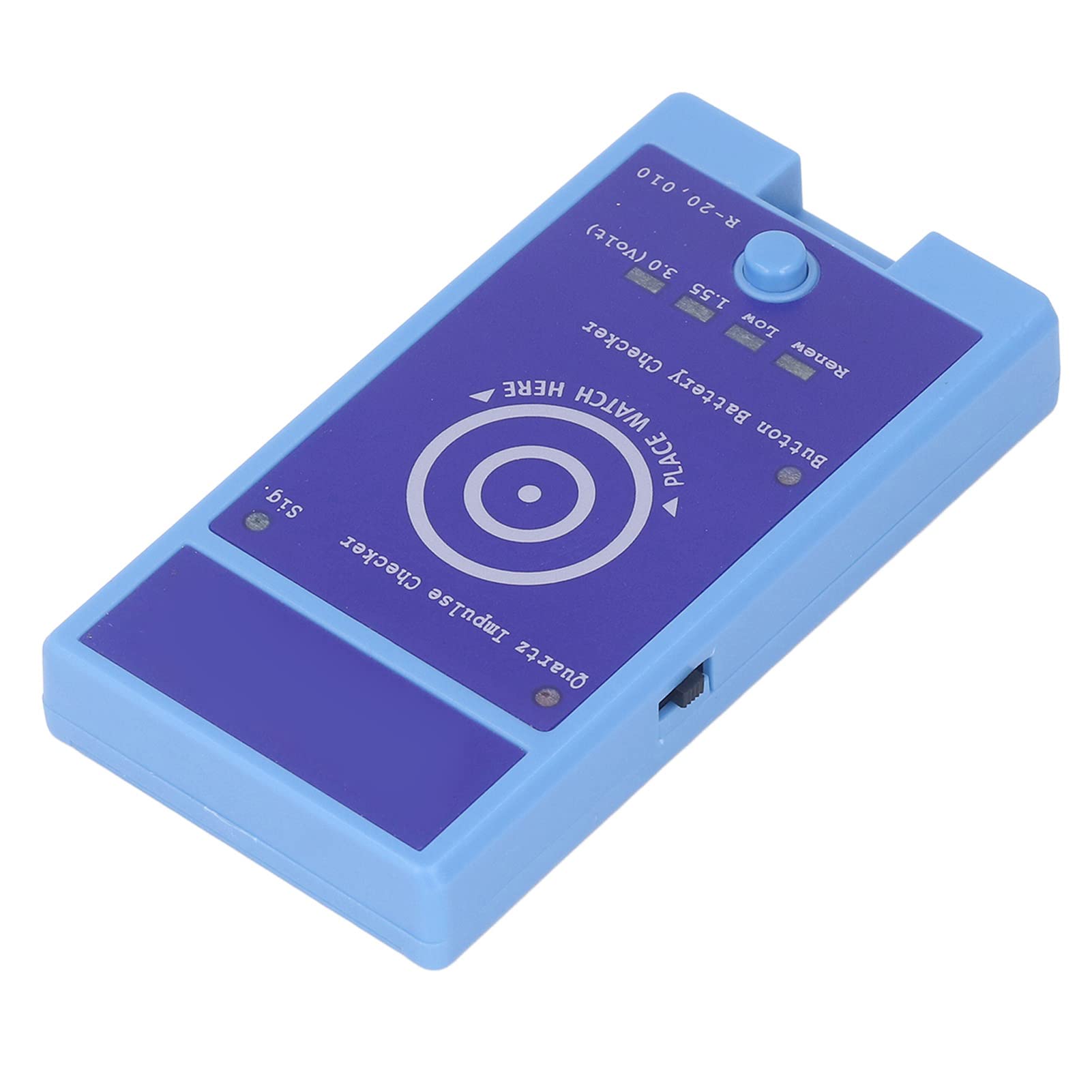 Hyuduo Detector de Reloj de Cuarzo Probador de Impulso de Cuarzo Portátil y Verificador de Batería de Botón Comprobador de Batería de Reloj Fácil de Transportar de Doble Propósito para Reparación