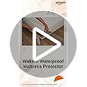 Image of Wakefit 100% Waterproof Premium Cotton Mattress Protector | Breathable and Hypoallergenic Ultra Soft Fitted Bed Protector 72 inchx36 inch - Single, White