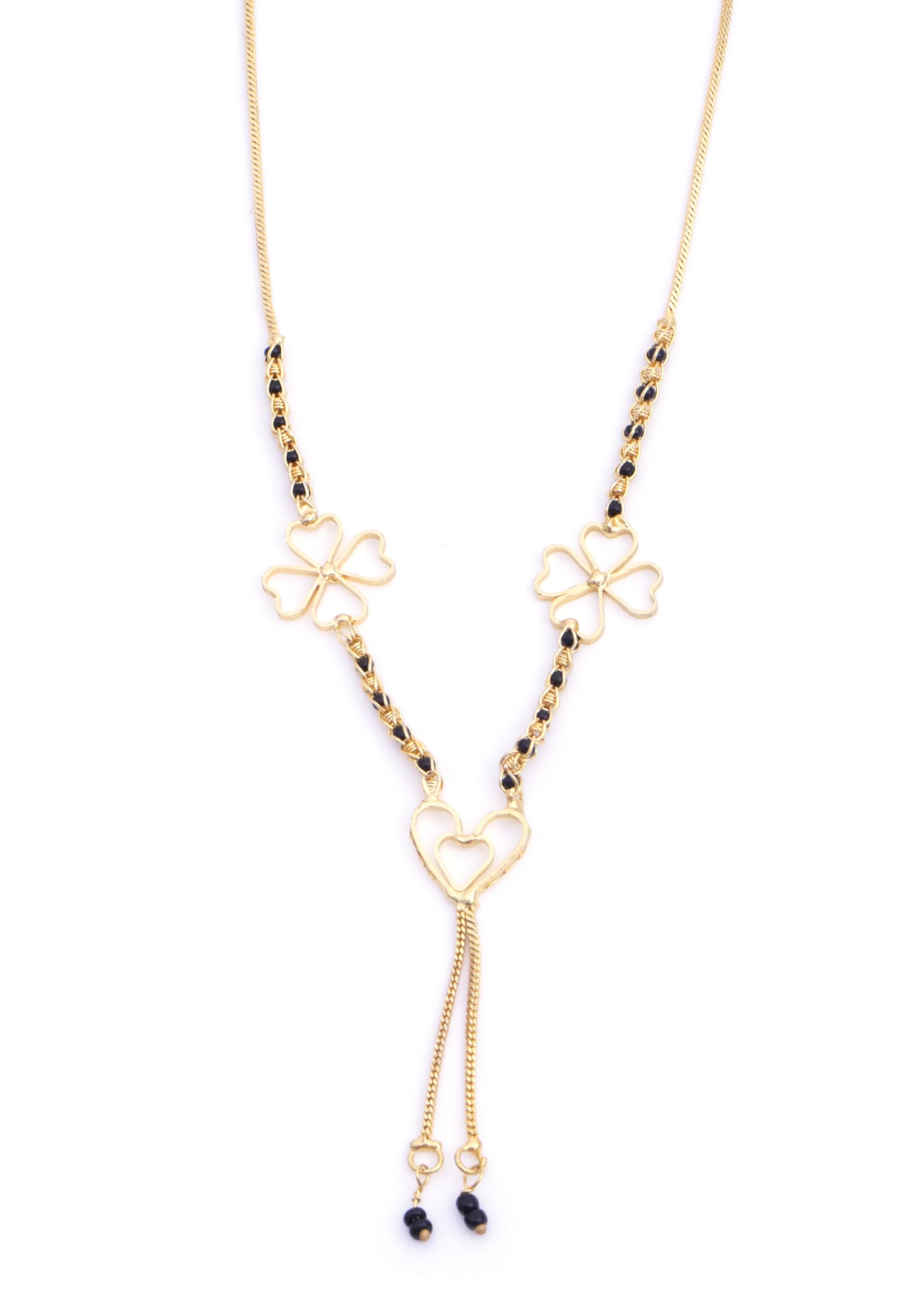 Light weight Flower pattern Layered Mangalsutra For Women Tali/Tanmaniya/Nallapusalu/Mangalsutra for Women-image-42