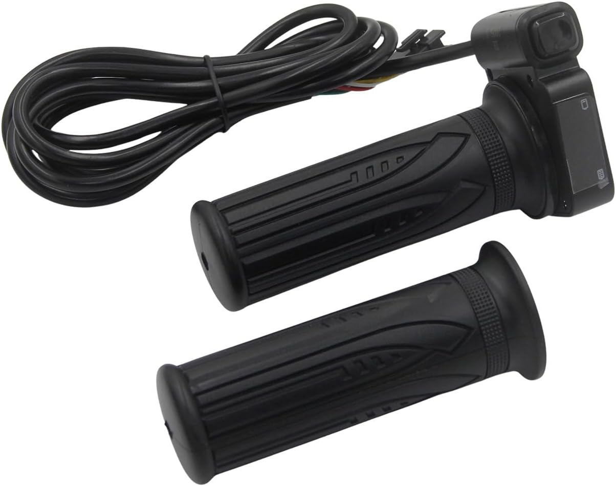 48V Full Twist Throttle Grip 6 Pin Fits DYU Y16 Electric Bicycle, Jetson Haze Folding EBike, with Display & Cruise Control,