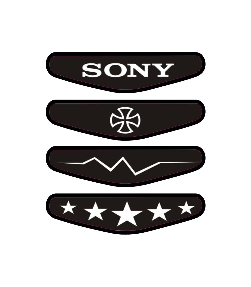 Elton latest Design - 1 Led decal bar sticker set for dualshock 4 [video game] (B075WVSTYN) Amazon Price History, Amazon Price Tracker