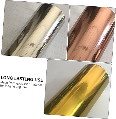 Miniatura 6 de EXCEART 9 Pcs Transfer Film Decoraciones para Uñas Parts for Reflective Clothing Metal Trim Metal Decor Hand Decor Abrazaderas De Metal DIY Supply